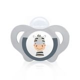 Wee Baby Safari Damaklı Silikon Emzik 6-18 Ay Gri