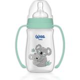 Wee Baby Safari Geniş Ağızlı Antikolik Pp Kulplu Bebek Biberonu 250 Ml Yavaş Akış 0-6 Ay - Renkli