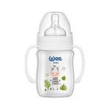Wee Baby Safari Kulplu Biberon 150 ml Gri Zebra