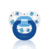 Wee Baby Silikon Damaklı Emzik 0-6 Ay Lacivert