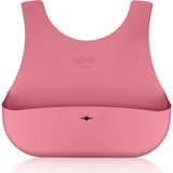 Wee Baby Silikon Mama Önlüğü - Pembe - Pembe - Standart