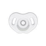 Wee Baby Simetrik Uçlu Full Silikon Emzik No:1 0-6 Ay Beyaz