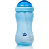 Wee Baby Sportif Pipetli Bardak Akıtmaz Bebek Bardağı Suluk 350 Ml 6+ Ay Mavi
