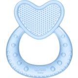 Wee Baby Unisex Bebek Mavi Kalpli Silikon Diş Kaşıyıcı