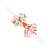 Wee Ones Divine Creations, Kız İmza Kolej Logo Baskı Grogren Mini Elastik Bebek Bandında Saç Kurdelesi, Tek Beden, Virginia Tech