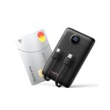 WeeFancy IPhone için Mini Taşınabilir Şarj Cihazı, 22.5W USB C Hızlı Şarj Güç Bankası Dahili Kablolar, Küçük Pil Bankası 10000mAh, iPhone, Samsung, Android, vb için Seyahat Temel İnce Pil Paketi