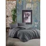 WEEKEND HOME TEK KİŞİLİK NEVRESİM TAKIMI - SİYAH (purple)