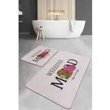 Weekend Mood Banyo Halısı Djt 2li Set