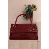 weem bag Elysara EB0163 | RUGAN PARLAK BÜYÜK TEK SAPLI PORTFÖY ÇANTA