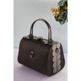 weem bag Elysara EB0170 | İnci Sim Çift Metal Saplı Şık Portföy Çanta
