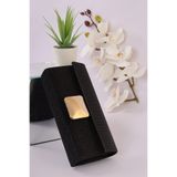 weem bag Elysara EB0254 | ÇİZGİLİ ÇUPRA GÖSTERİŞLİ TAŞLI ABİYE ÇANTA