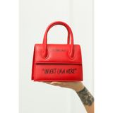 weem bag Elysara EB0321 | MAT ÇİFT SAPLI BASKILI ABİYE ÇANTA