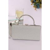 weem bag Elysara EB0750 | İNCİ SİM GÖZ ALICI KARE TAŞ SAPLI ABİYE ÇANTA