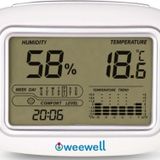 WEEWELL Oda İçi Dijital Nem Ve Sıcaklık Ölçer Higro Termometre Whm140
