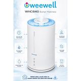 Weewell Ultrasonik Buhar Makinesi WHC640 Üstten Dolum Aromaterapi Uyumlu 3.5 L Beyaz Renk