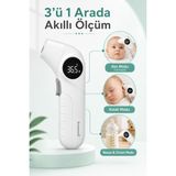 Weewell WTA300 Dijital Kızılötesi Termometre Alın ve Kulak Modu ile 1 Saniyede Hassas Ölçüm - Beyaz
