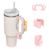 Wefanify Stanley 40 oz Quencher H2.0 Tumbler için 3 Parça Aksesuar Seti, Çift Taraflı Kanca, Chapstick Dudak Balsamı Tutucu ve Yüzük ve Mücevher Tutucu, Stanley Cup H2.0 Bardak 30 oz 40 oz 60 oz için