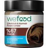 Wefood 200 gr Çikolatalı Hurmalı Fındık Ezmesi %67 Fındık Glutensiz ve Sağlıklı Atıştırmalık