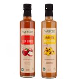Wefood 500 ml Organik Alıç Sirkesi + Wefood 500 ml Organik Elma Sirkesi