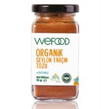 Wefood 55 gr Organik Seylon Tarçın Tozu