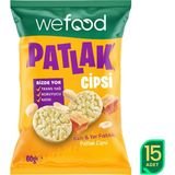 Wefood Ballı & Yer Fıstıklı Patlak Cipsi 60 G 15'li - 15 Adet