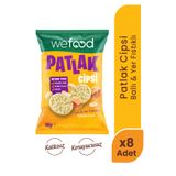 Wefood Ballı & Yer Fıstıklı Patlak Cipsi 60 g 8'li