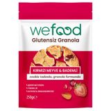 WEFOOD Glutensiz Granola Kırmızı Meyve & Bademli 250g