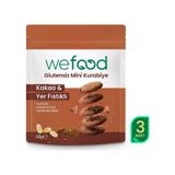 Wefood Glutensiz Mini Kurabiye Kakao & Yer Fıstıklı 3'lü 8683347037827 Diğer