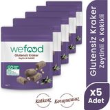 Wefood Glutensiz Zeytinli & Kekikli Kraker 40 g 5'li - 40 gr