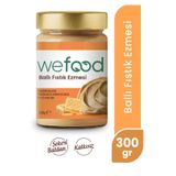Wefood Ham Ballı Fıstık Ezmesi 300 gr (Fıstık Parçacıklı).