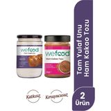 Wefood Ham Kakao Tozu 140 gr + Wefood Glutensiz Tam Yulaf Unu 300 gr