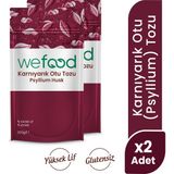 Wefood Karnıyarık Otu Tozu 200 gr 2'li Yüksek Lifli Vegan Besin Takviyesi - --