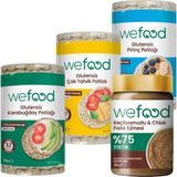 Wefood Keçiboynuzlu & Chialı Fıstık Ezmesi 300 G + Wefood Patlak Deneme Paketi - 300 gr