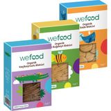 Wefood Kids Bisküvi Deneme Paketi 1 Adet Organik Keçiboynuzlu ve Buğdaylı Bisküvi Çeşitleri