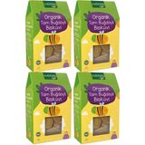 Wefood Kids Organik Tam Buğdaylı Bisküvi 4 x 55 gr