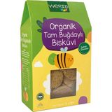 Wefood Kids Organik Tam Buğdaylı Bisküvi 55 g – Zeytinyağı ve Elma Suyu ile Katkısız, Sağlıklı Çocuk Atıştırmalığı - 55 gr