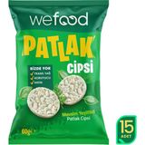 Wefood Mevsim Yeşillikli Patlak Cipsi 60 G 15'li - 15 Adet