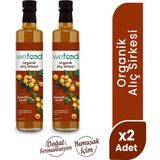 Wefood Organik Alıç Sirkesi 500 ml 2'li Doğal Fermentasyon ile Aromalı Ürün