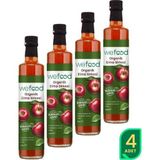 Wefood Organik Elma Sirkesi 500 Ml 4'Lü