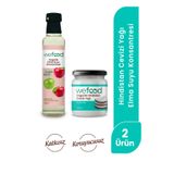 Wefood Organik Hindistan Cevizi Yağı 150 ml + Organik Elma Suyu Konsantresi 340 ml