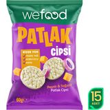 Wefood Peynir & Soğanlı Patlak Cipsi 60 G 15'li - 15 Adet