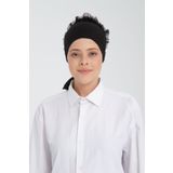 Wega Moda Dikişsiz Bone, Dikişsiz Tesettür Bone, Dikişsiz Penye Bone, Fırfırlı Dikişsiz İç Bone, Kadın Bone.