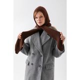 Wega Moda Kadın Yumoş Atkılı Balaclava – Kışlık Bere ve Boyunluk Detaylı Şapka | %100 Yün - Balaclava