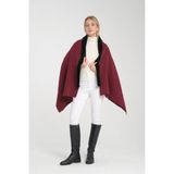 Wega Moda Kürklü Omuz Şalı, Kürk Detaylı Şık Rahat Omuz Şalı, Kürk Detaylı Triko Omuz Şalı, Kadın Omuz Şalı. - 75 x 175 - Bordo