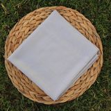 Wega Moda Wega Modadüz Renk Dikişli Tülbent, Oyalık Yazma, Düz India, Tülben, Oyalık Yazma. - 100 x 100 - Gri