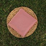 Wega Moda Wega Modadüz Renk Dikişli Tülbent, Oyalık Yazma, Düz India, Tülben, Oyalık Yazma. - 100 x 100 - Pembe