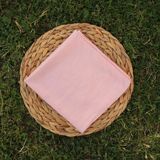 Wega Moda Wega Modadüz Renk Dikişli Tülbent, Oyalık Yazma, Düz India, Tülben, Oyalık Yazma. - 100 x 100 - Pudra