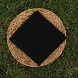 Wega Moda Wega Modadüz Renk Dikişli Tülbent, Oyalık Yazma, Düz India, Tülben, Oyalık Yazma. - 100 x 100 - Siyah