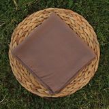 Wega Moda Wega Modadüz Renk Dikişli Tülbent, Oyalık Yazma, Düz India, Tülben, Oyalık Yazma. - 100 x 100 - Vizon