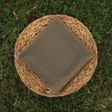Wega Moda Wega Modadüz Renk Dikişli Tülbent, Oyalık Yazma, Düz India, Tülben, Oyalık Yazma. - 100 x 100 - Yeşil